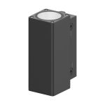 Ledvance Applique Murale Urban Vario Aluminium Noir Up & Down 27W 2700lm - 830-840 CCT | IP65 - Dali Dimmable