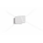 Emibig Applique Murale Frost Acier Blanc | Convient pour 1x G9 - Max 8W