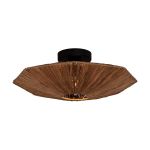 Good&Mojo Plafonnier Panama Rotin Brun | Convient pour 1x E27 