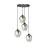 Emibig Suspension Luminaire Istar Acier Noir | Convient pour 4x E27 - Max 10W