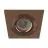 Noxion Encastré Spot Boxi MR16 Inclinable Texture & Brillant Dorée | Diamètre 80mm - IP20 - Incl. GU10 Culot