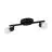 Eglo Plafonnier Buzz-LED Acier Noir 2x2.8W 2x250lm - 830 Blanc Chaud | IP20 - Incl. 2x GU10