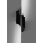 Emibig Wandlamp Spiner Staal Zwart | Geschikt voor 1x G9 - Max 8W