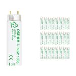 Voordeelpak 25x Osram T8 Lumilux 58W - 830 Warm Wit | 150cm