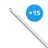Voordeelpak 15x Bright Choice LED Waterdichte Montagebalk 17W 1870lm - 840 Koel Wit | 120cm