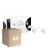 Voordeelpak 6x D'Lite Plafondlamp Beitem Mat Wit FSC Hout | Geschikt Voor 4x GU10