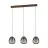 Eglo Hanglamp Espinal Staal Brons | IP20 - Geschikt voor 3x E27 