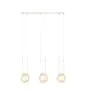 Emibig Hanglamp Glam Staal Wit | Geschikt voor 3x E14 - Max 10W