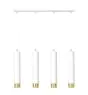 Emibig Hanglamp Kibo Staal Wit | Geschikt voor 4x GU10 - Max 10W