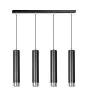 Emibig Hanglamp Kibo Staal Zwart | Geschikt voor 4x GU10 - Max 10W