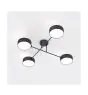 Emibig Plafondlamp Maga Staal Zwart | Geschikt voor 4x E14 - Max 10W