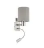 Eglo Wandlamp Pasteri Staal Satijn Nikkel 40 | IP20 - Incl. Spot en Excl. 1x E27