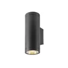 SLV Helia Pro L Wandlamp Aluminium Antraciet 10W 1200lm - 827 Zeer Warm Wit | Buitenverlichting - IP65