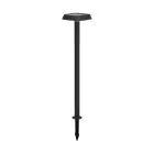 Eglo Prikspot Dreoli Solar Zwart 8W 1030lm - 830 Warm Wit | IP65 - Bewegingssensor